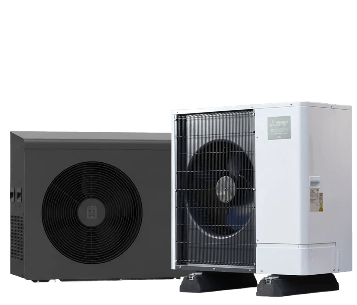 Two heatpump units